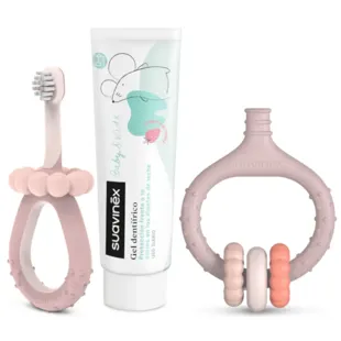 Suavinex Baby Dental Care Kit Inicial Rosa +0m