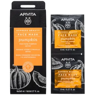 APIVITA Express beauty mask with pumpkin Detox 2x8ml