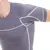 Cellutex T-shirt de Compression Running Gris & Ecru pour Homme Taille L/XL