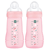 MAM Easy Active Baby Bottle Medium Flow Bright Pink 2-4m 270ml 2 pcs