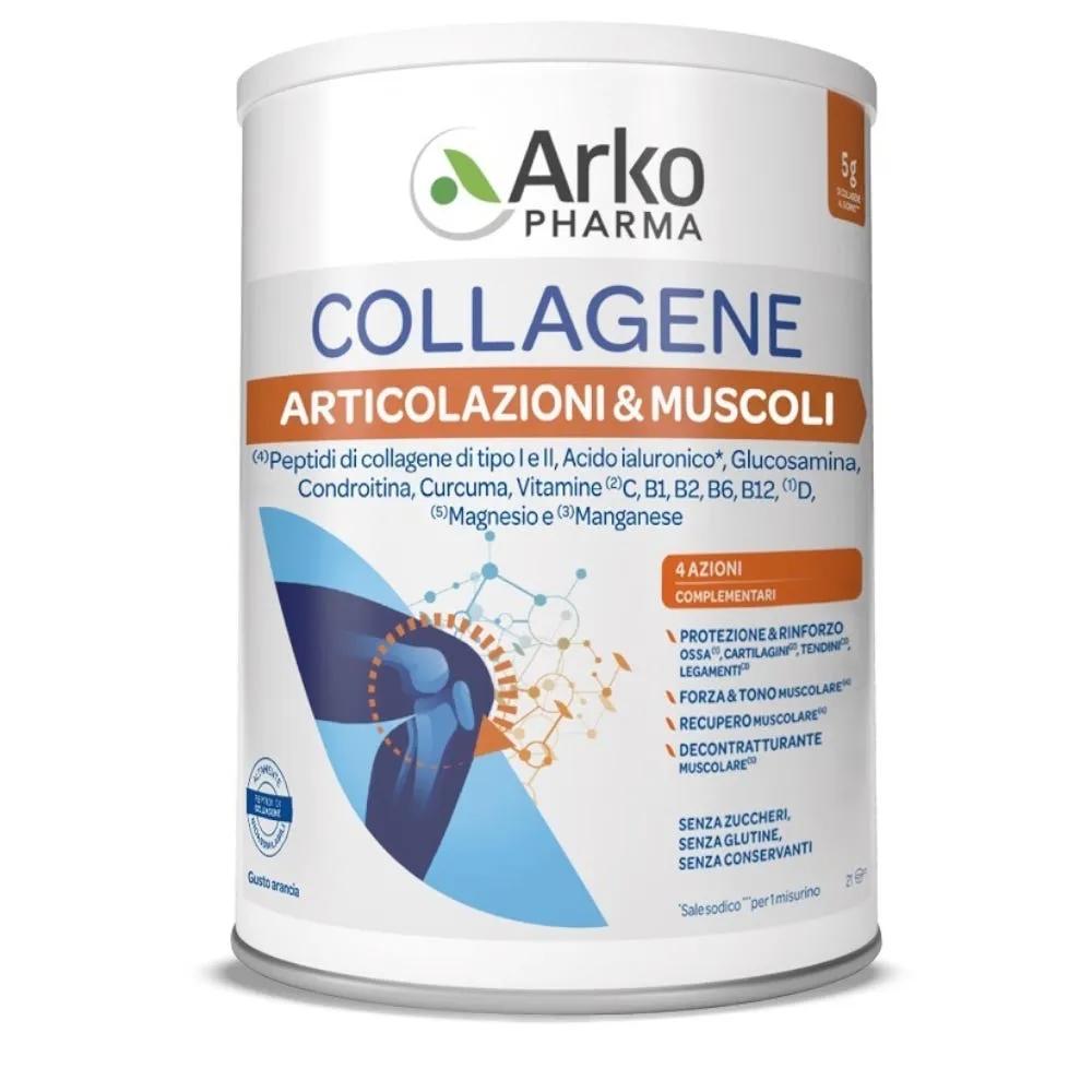 Arkopharma Collagene Integratore per Articolazioni e Muscoli 260 gr