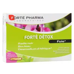 Forté Pharma Détox Foie 20 ampoules