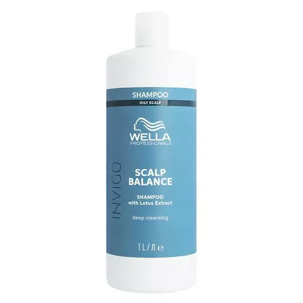 Wella Professionals Invigo Scalp Balance Shampoing purifiant pour cheveux gras 1L