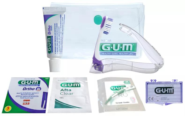 Gum Kit de Viagem Completo para Ortodontia Fixa
