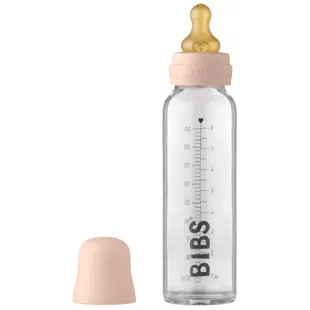 Bibs Biberón Cristal Flujo Lento Blush 225 ml