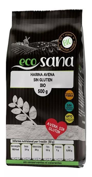 Ecosana Harina de Avena Sin Gluten Bio 500 gr