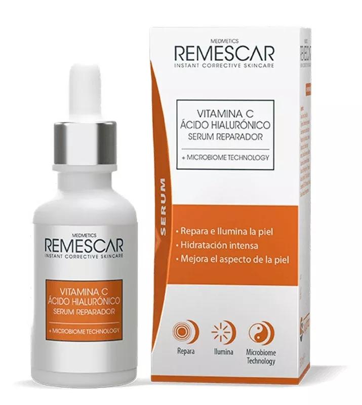 Sérum Réparateur Vitamine C et Acide Hyaluronique Remescar 30ml