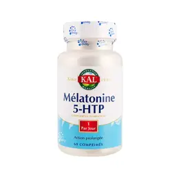 Kal Mélatonine + 5HTP 50mg 60 comprimés