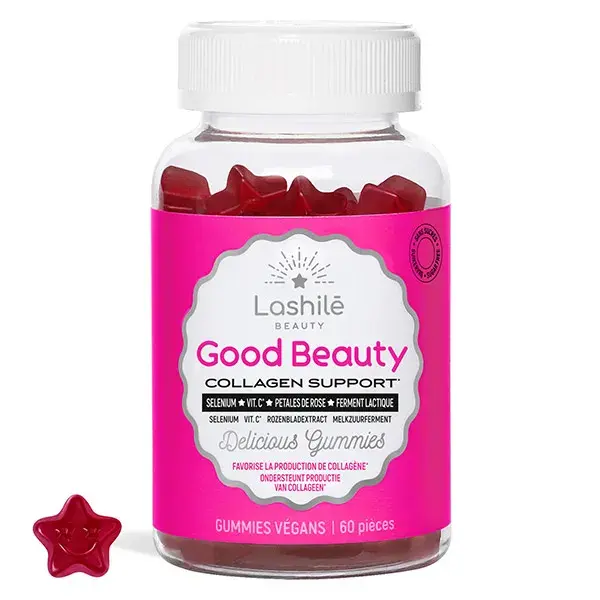 Lashilé Beauty Good Beauty Beauté Fortification des Cheveux 60 Gummies