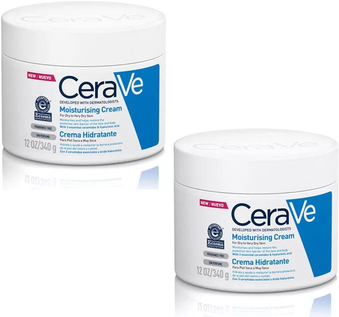 Cerave Hydraterende Crème 2x340 ml