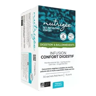 Freschezza di infusione Nutrigee bio comfort digestivo 30 bustine