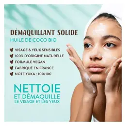 Lovea - Démaquillant Solide - Huile De Coco Bio - Yeux Sensibles 50g