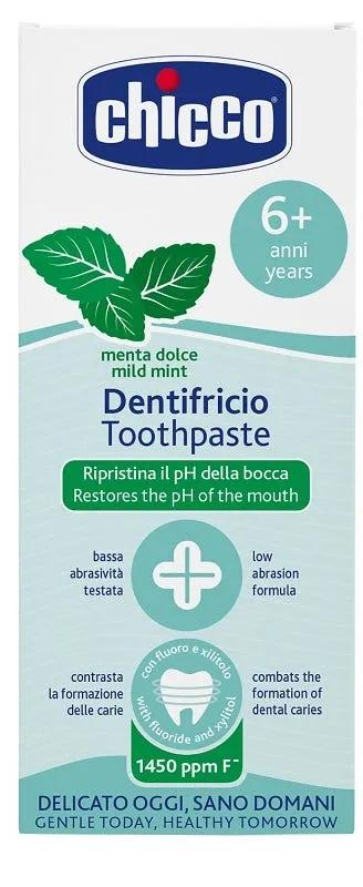 Chicco Dentifricio Menta Dolce Per Bambini 6 Anni+ 50 ml