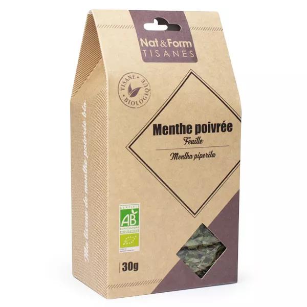NAT y forma hoja de té de menta 30g