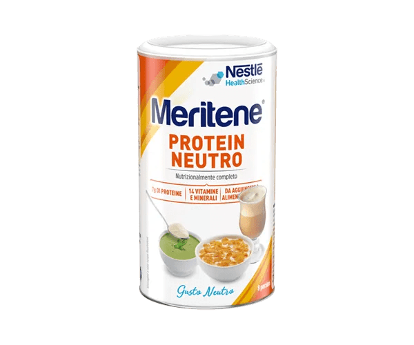 Meritene Protein Neutro Polvere Integratore Proteine Vitamine e Minerali 270 g