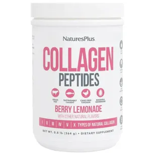 Nature's Plus Collagen Peptides Berry Lemonade 322g