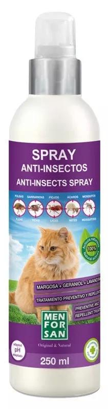 Menforsan Spray Anti Insetos Para Gatos 250ml