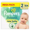 Pampers Harmonie Couches Taille 2 104 Couches 4kg - 8kg Protection Douce Pour La Peau