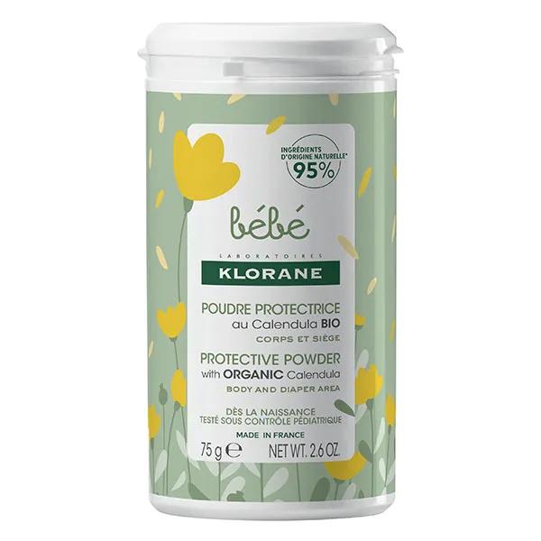 Klorane Bébé Calendula Poudre de Toilette Protectrice 100g