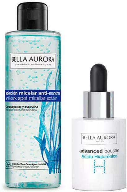 Bella Aurora Advanced Booster Sérum Hidratante 30 ml + Solución Micelar Antimanchas 200 ml 