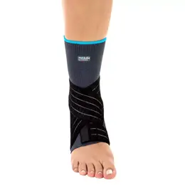 Sigvaris Mobilis MalleoActive Band Chevillère Proprioceptive Taille XL Bleu Gris