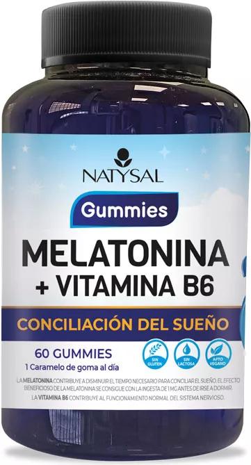 Natysal Melatonina + Vitamina B6 60 Gomas