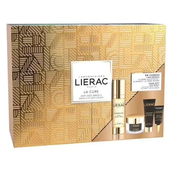 Lierac Premium Kit La Cura 30ml + Crema 15ml + Mascarilla 10ml + Crema de Ojos 3ml Oferta