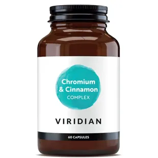 Viridian Chromium and Cinnamon Complex 60 VegCaps