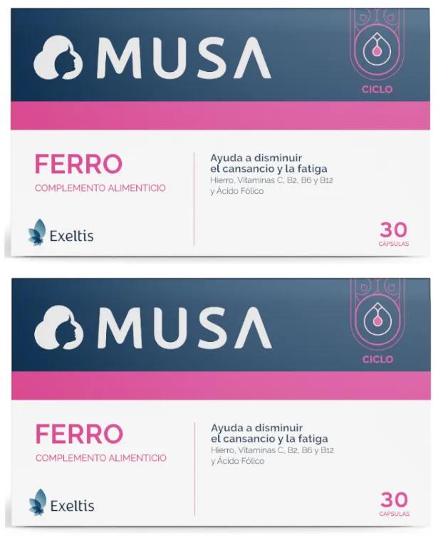 Musa Ferro Bloedarmoede 2x30 capsules