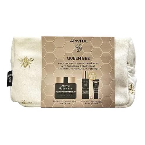 Apivita Royal Gift Cofanetto Queen Bee Anti-Età e Rigenerante Viso con Crema Ricca