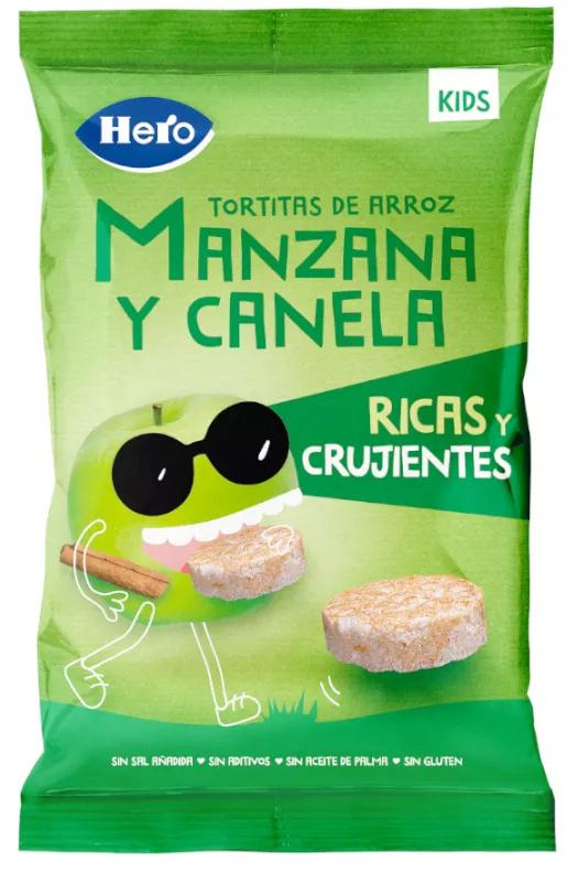 Hero Kids Snack Tortitas Manzana y Canela 40 gr