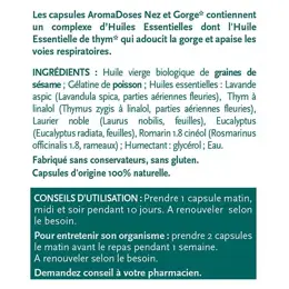 Phytosun Arôms Capsules Nez et Gorge aux Huiles Essentielles 30 Capsules