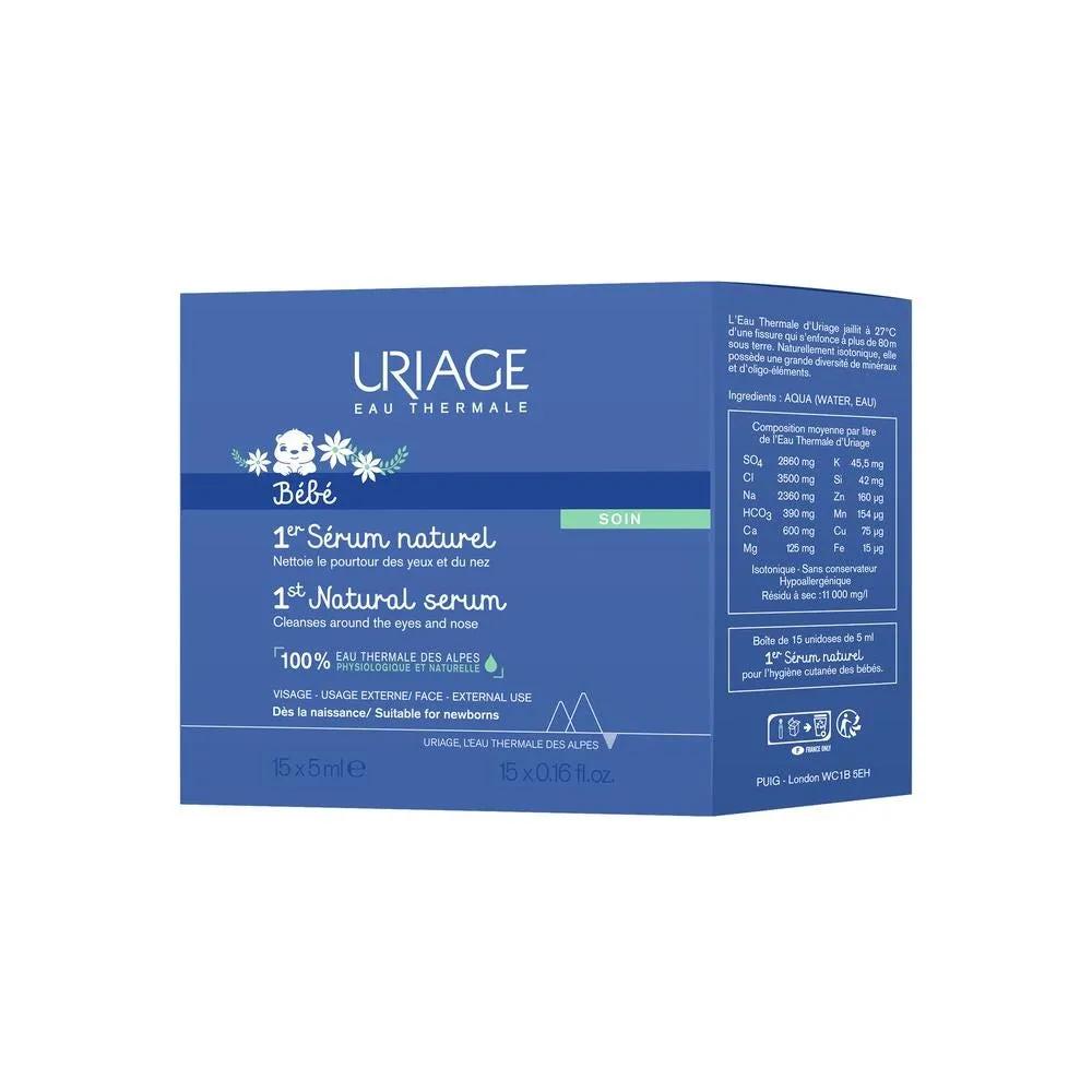 Uriage Bébé Siero Fisiologico Naturale 15x5 ml