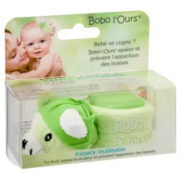 Alphanova Bébé Bobo l'Ours Vert