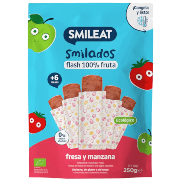 Smileat Smilado Erdbeere und Apfel ECO +6m 5x50 gr