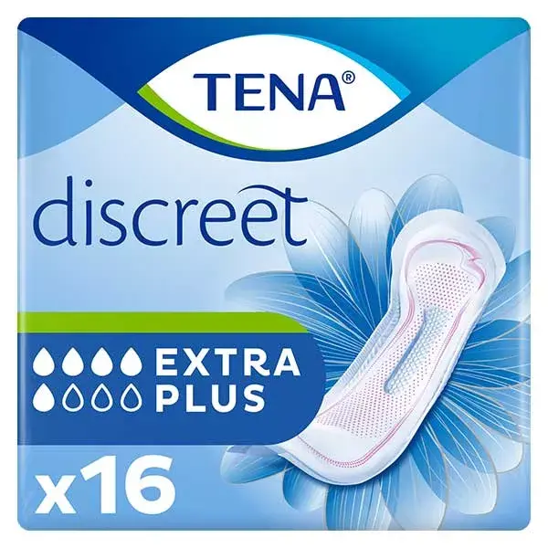 TENA Discreet Serviette Hygiénique Extra Plus 16 unités