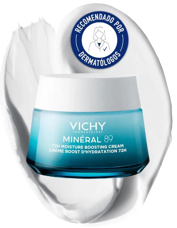Vichy Minéral 89 Leichte Feuchtigkeitscreme 72H 50 ml