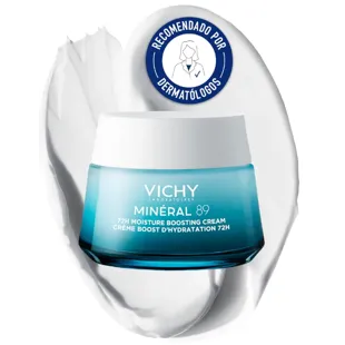 Laboratorios Vichy Minéral 89 Crema Hidratante 72H Ligera Función Barrera de la Piel 50 ml