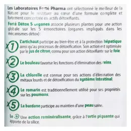 Forté Pharma Forté Détox 5 Organes Lot de 2 x 500ml