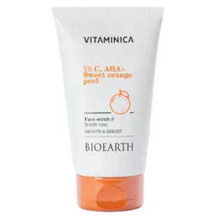 Bioearth Exfoliante Facial Vitamina C, Aha y Cáscara de Naranja 150 ml