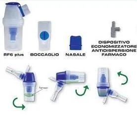 Fleam Nuova Set Ampolla Areosolterapia RF6 Plus