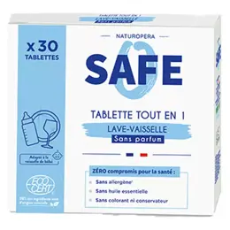 Safe Tablettes Lave-Vaisselle tout en 1 30 unités