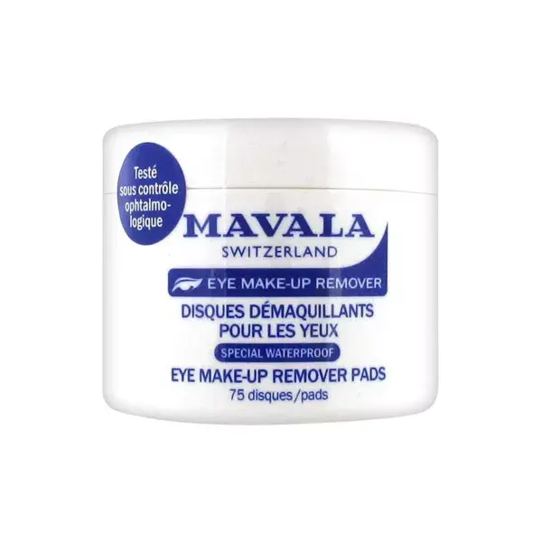 Mavala Eye Make-up Remover Discs 75 units