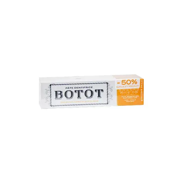 Botot Yellow Toothpaste Pack of 2 x 75ml