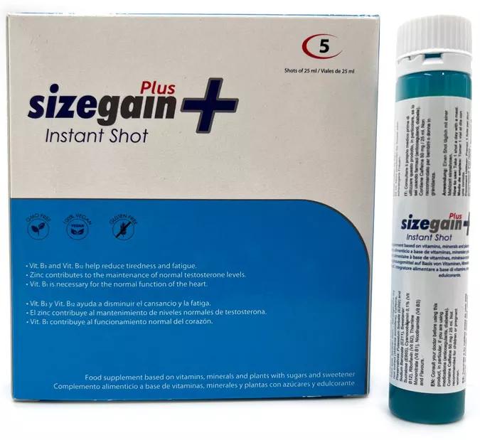 Sizegain Plus Instant 500 Cosmétiques 5 Flacons