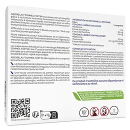 Arkopharma Arkorelax Sommeil Fort 8H Mélatonine, Valériane 20 comprimés + 10 Offerts