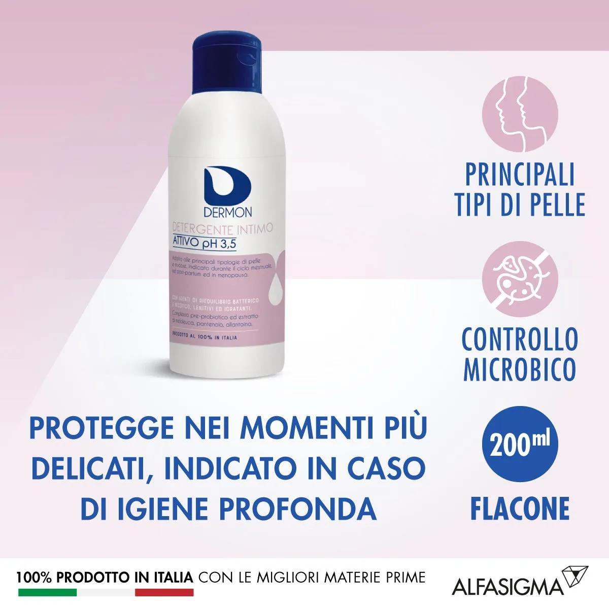 Dermon Intimo Attivo Ph 3.5 Azione Preventiva 250 ml