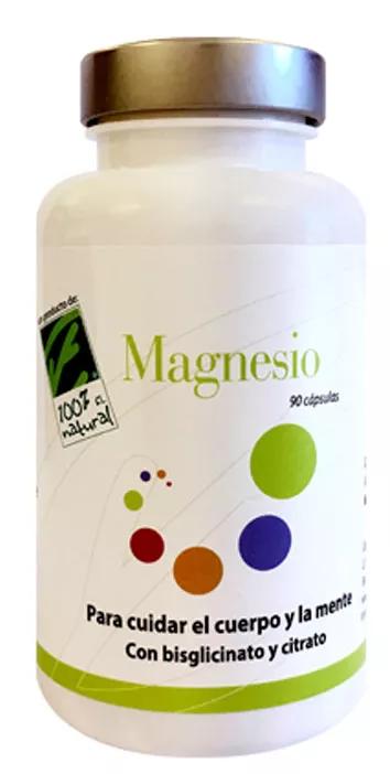 100% Natural Magnesio 90 Cápsulas