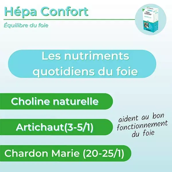 Nutrigée Hépa Confort 60 comprimés
