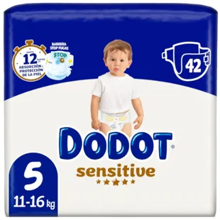 Dodot Sensitive Diaper T5 11-16kg 42uts